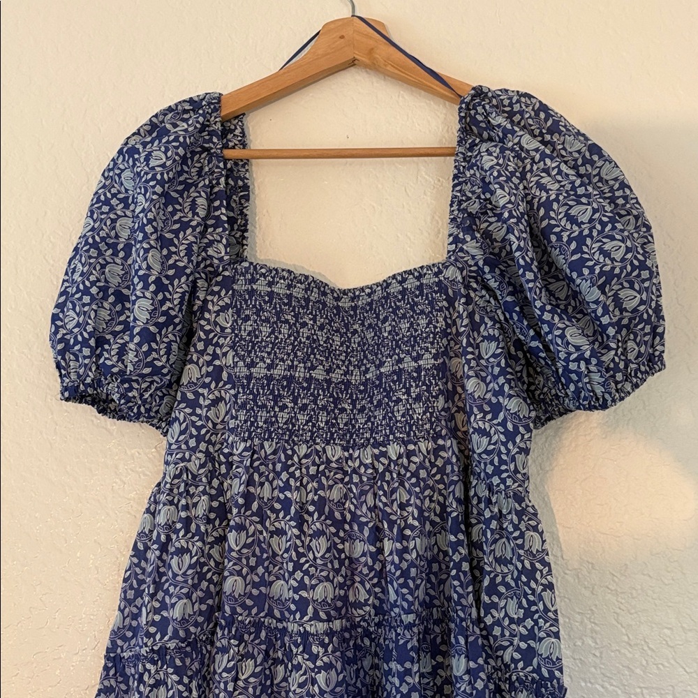NWT ZARA Blogger Fave A-Line Dress with Balloon Sleeves - Picture 7 of 12